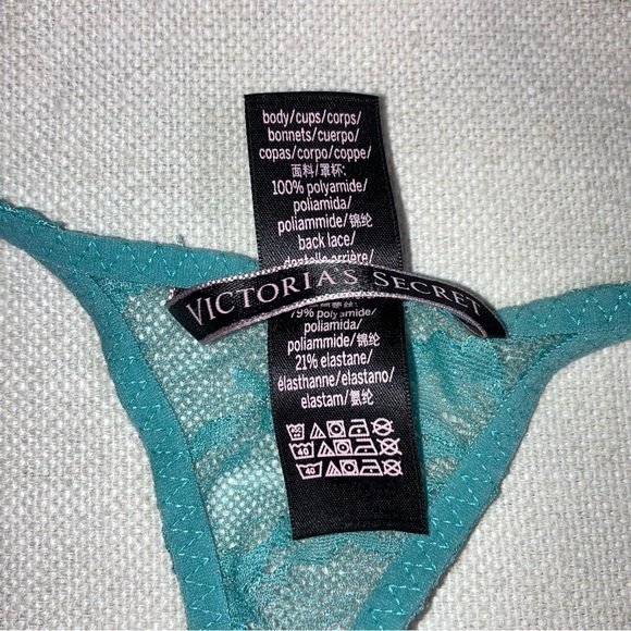 VICTORIA'S SECRET | Blue Sheer Lace Babydoll Lingerie - Picture 10 of 14